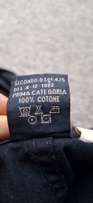 Granatowe spodnie robocze L