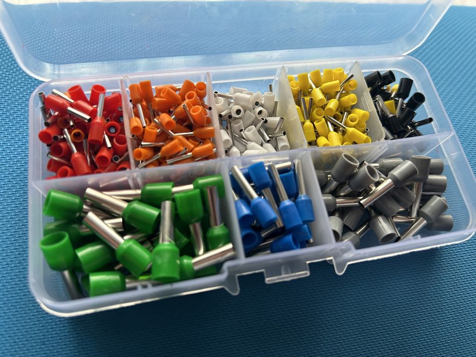 Набор трубчатых наконечников 400, 700, 2120 шт клемма трубчатая