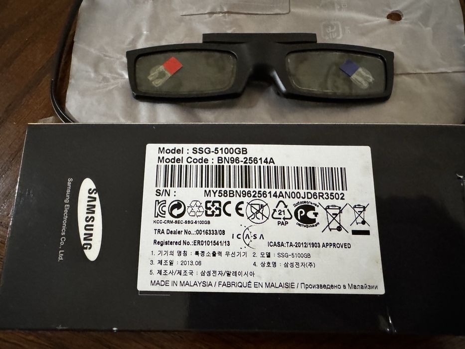 Очки 3D оригинальные новые.