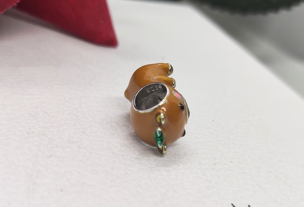 Śliczna zawieszka kapibara charm's S925 nowa