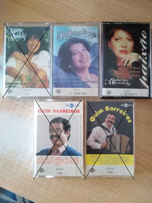 Cassetes K7 Música Nacional e Internacional