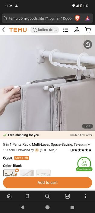 Vendo kit com 6 cabides estilo salva espaço