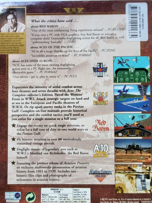 PC Game Big Box ACES The Complete Collector's Edition - Complete64741087767938121