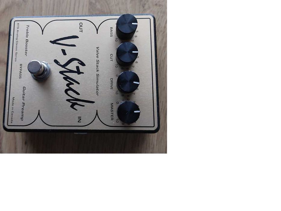 Pedal Distroção / Overdrive V-Stack Som Marshall + Treble Booster