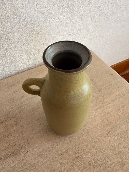 Jarra Vintage em Grés Verde com Asa