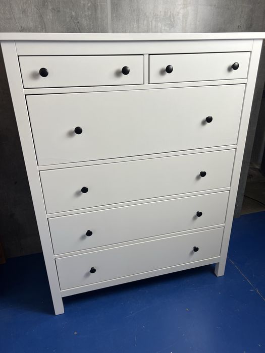 Biała Komoda hemnes 6 szuflad + dostawa warszawa
