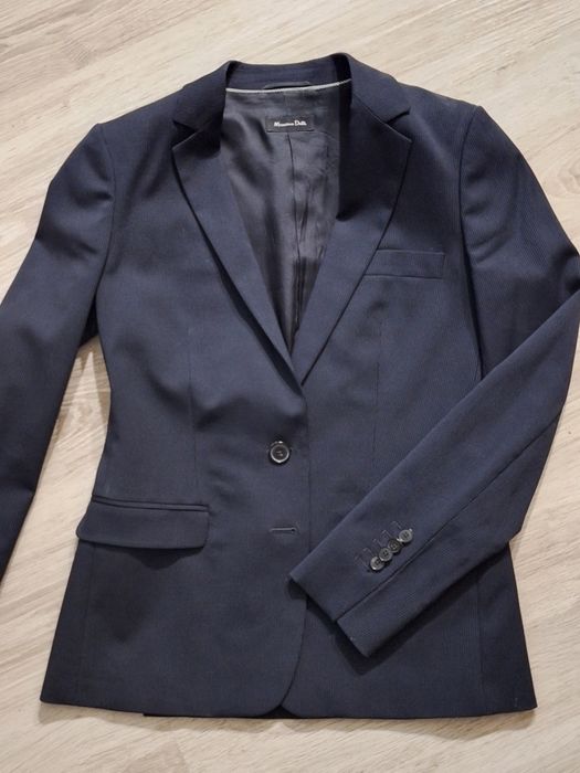 Marynarka damska Massimo Dutti rozmiar 38 granat