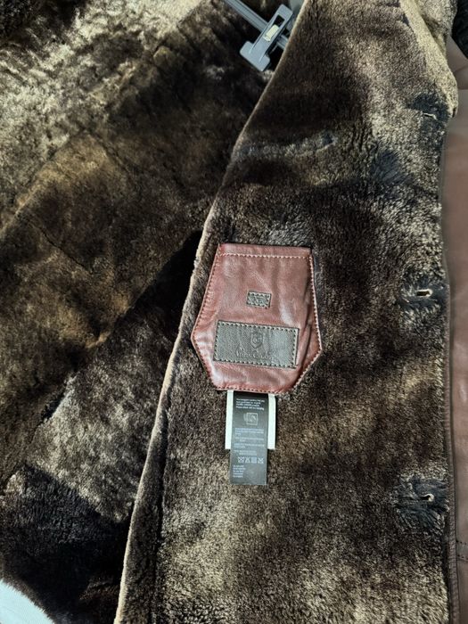 Шкіряна дублянка Pierre cardin