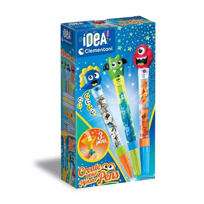 Clementoni Idea Mini Fabryka Monster Długopisów zestaw kreatywny