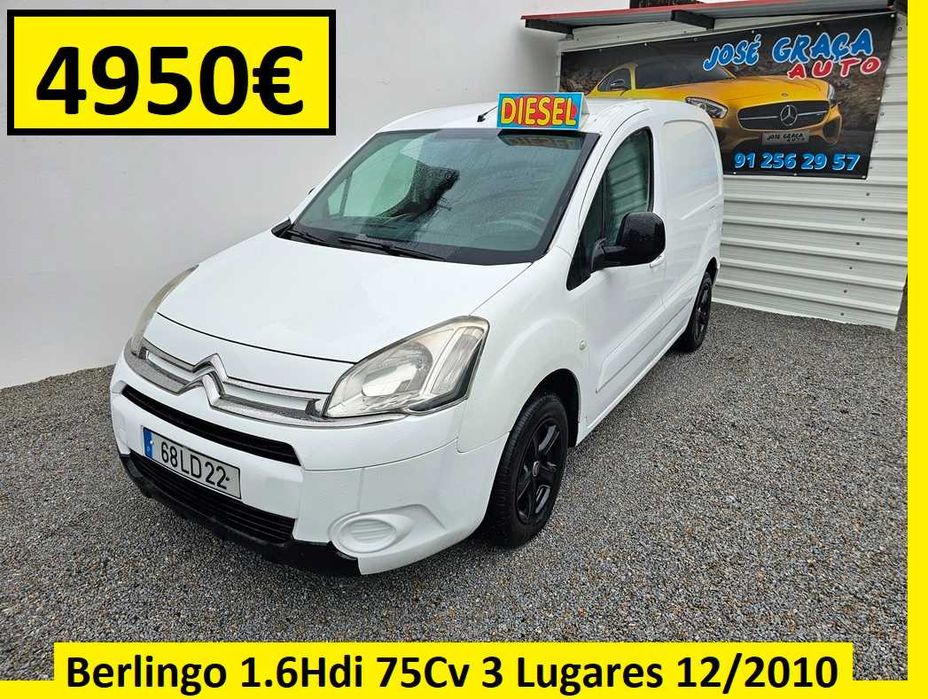 Citroën Berlingo 1.6HDi 75Cv 3 Lugares 12/2010