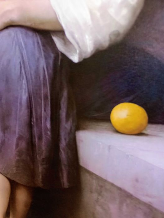 Obraz na płótnie - W. Adolphe Bouguereau, A Little Coaxing, 50x70cm