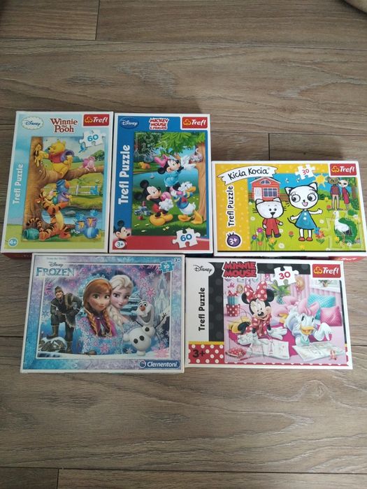 Puzzle Zestaw puzzli, 30 i 60 elementów