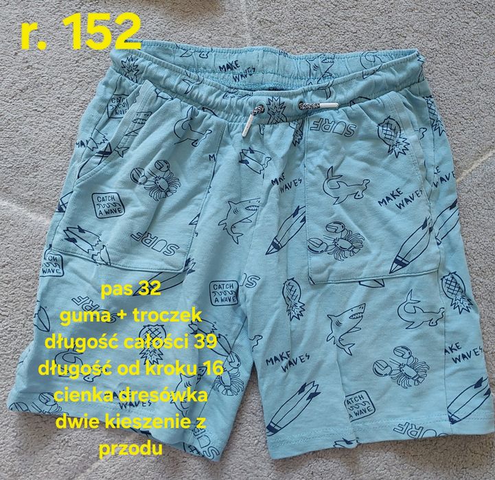 Spodenki 152 dresówka
