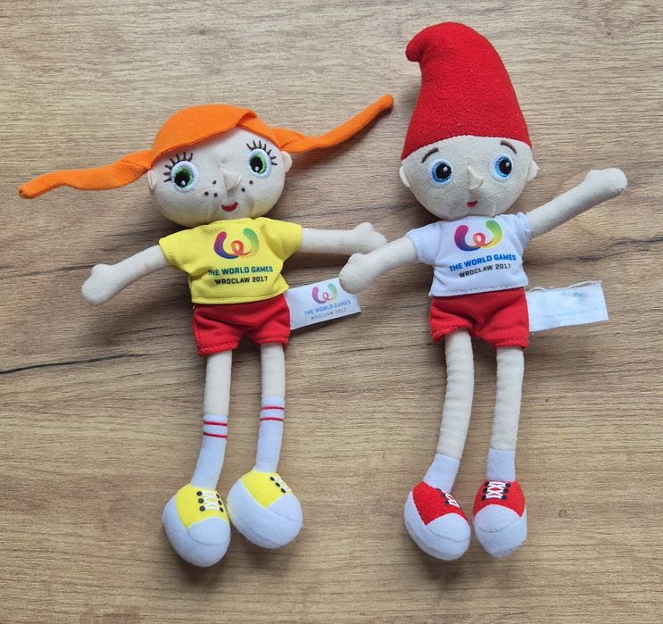 Maskotki sportowe World Games 2017 Jaś i Małgosia sport