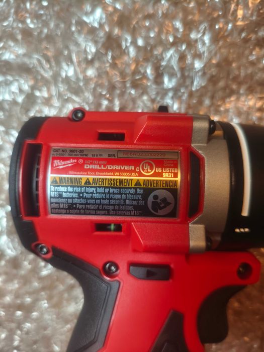 Nowa wiertarko-wkrętarka Milwaukee 3601 M18 BLDDRC 18V 60Nm 13mm