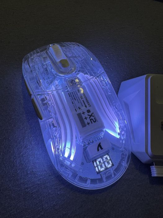 Attack Shark X2 Pro - mysz gamingowa w przezroczystej obudowie