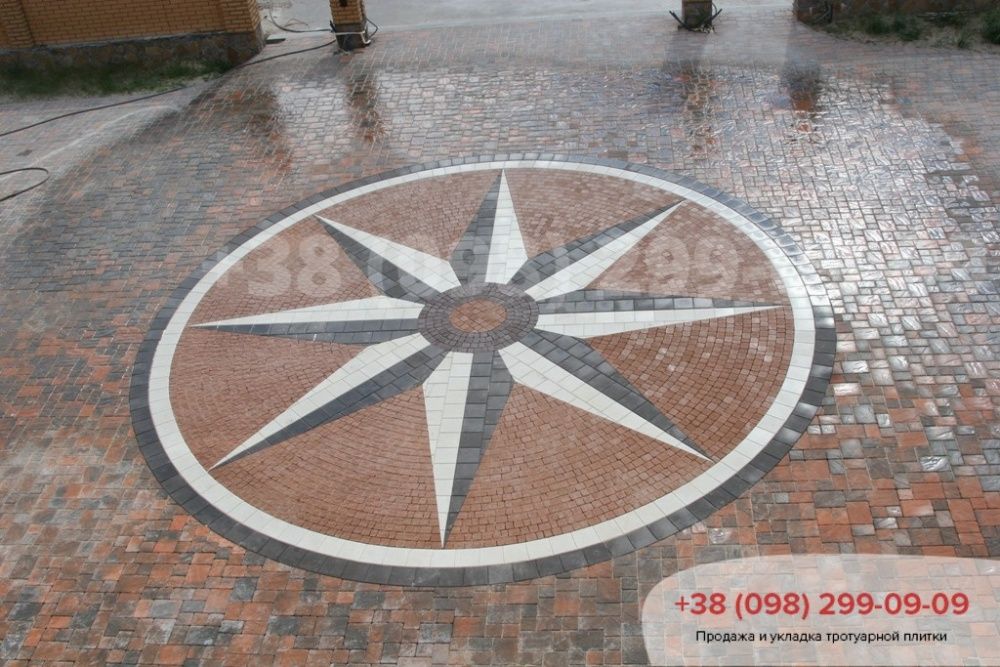 Укладка тротуарной плитки. Выполняем Весь комплекс работ.