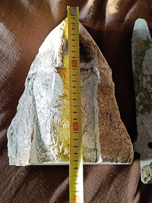 Busto em pedra de D. Afonso Henriques com Espada