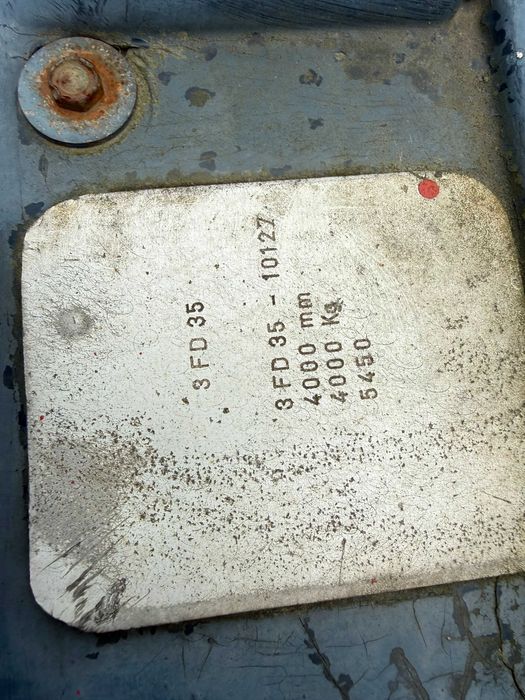 Wózek Widłowy Toyota 3FD35