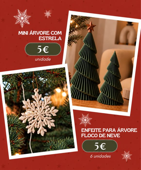 Enfeites Natal 3d