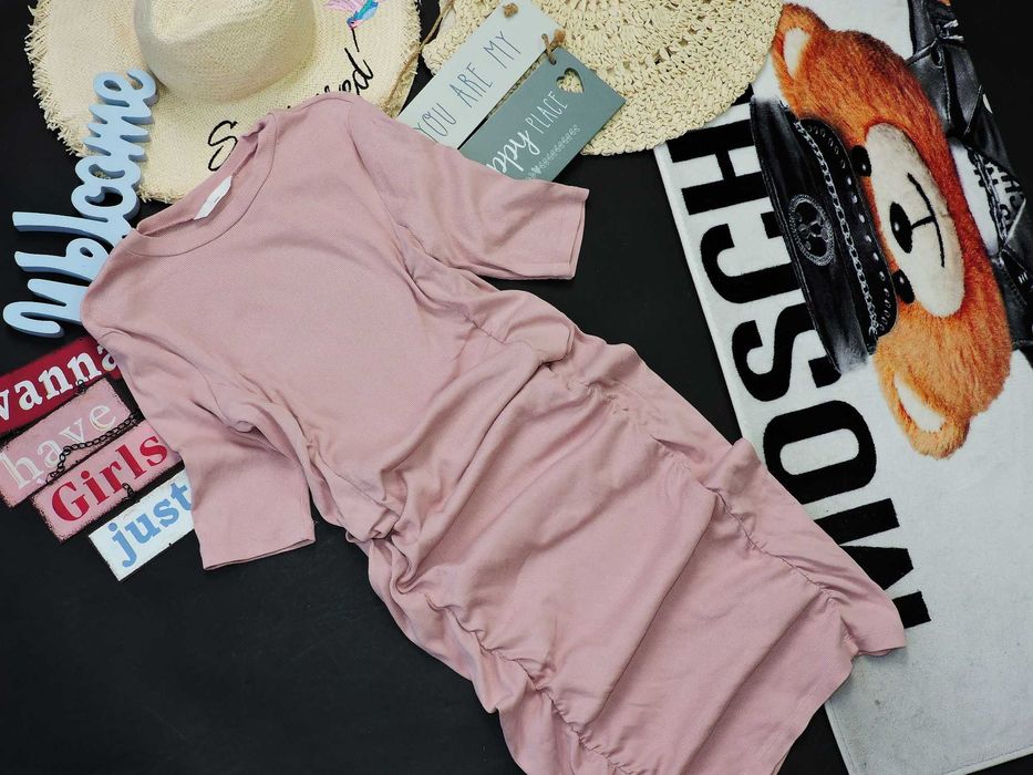 H&M Mama ciążowa sukienka prążek marszczenia M