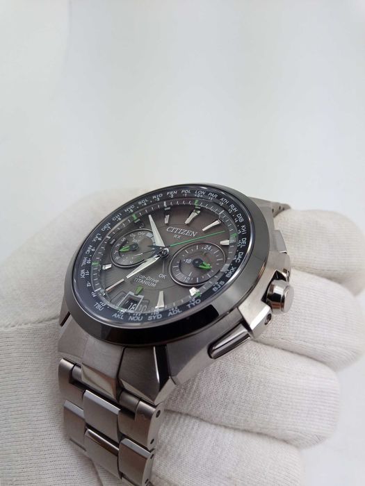 Часы Citizen GPS Attesa CC1086-50E Eco-Drive титан вечник сапфир
