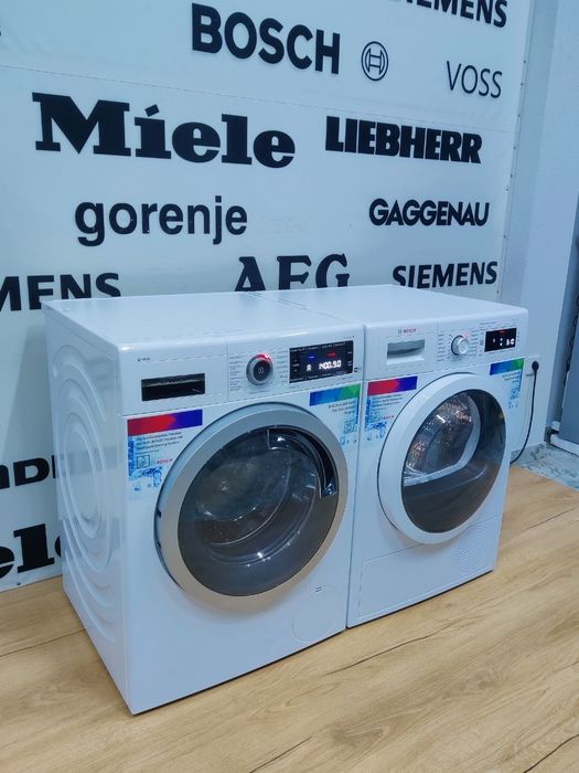 Комплект BOSCH™ Serie 8, Germany, 2023 рік. Пральна машина Bosch WAV28K43 та сушильна машина Bosch WTW87541. Ідеал.