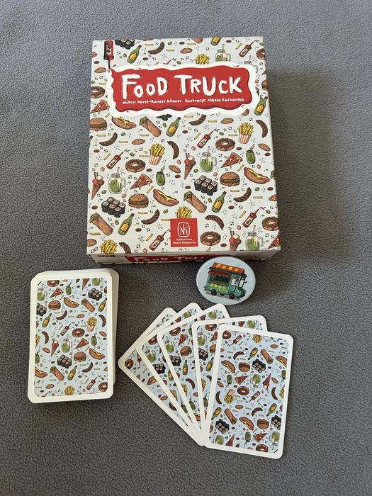 Gra karciana food truck