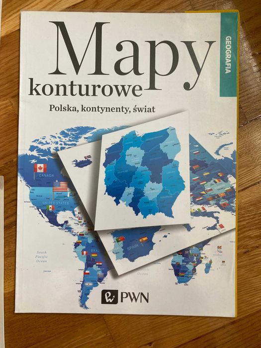 Geografia vademecum Tablice geograficzne Mapy konturowe