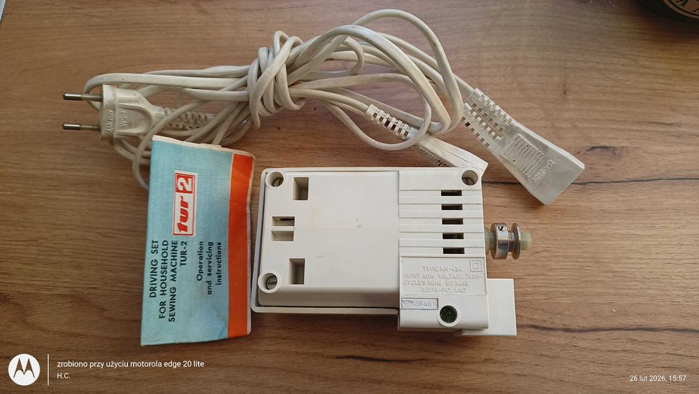 Silnik TUR 2 do maszyny do szycia