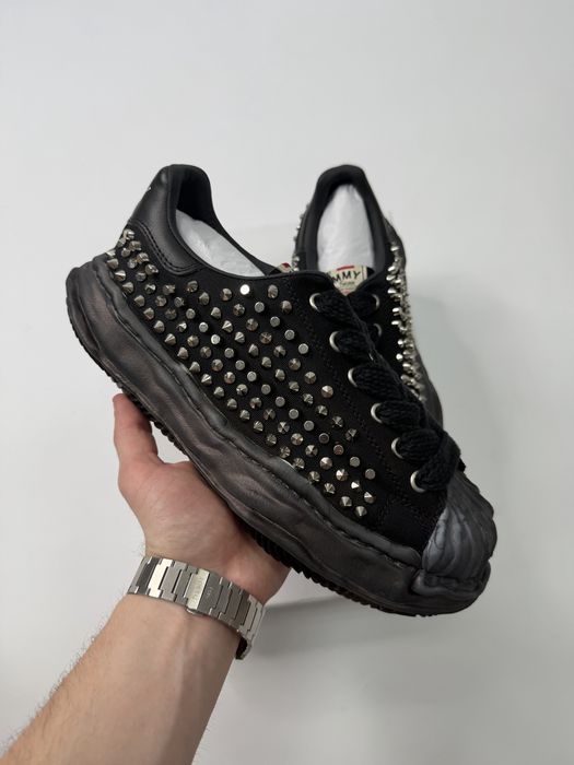 Нові Кеди Maison Mihara Yasuhiro Blakey Studded Canvas Low/size 41,42,43