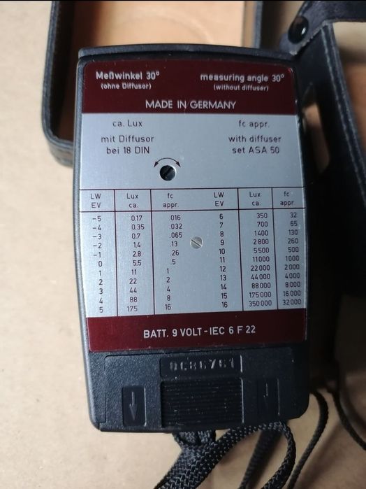 Fotômetro Profissional,para Fotografia e Cinema, como Novo