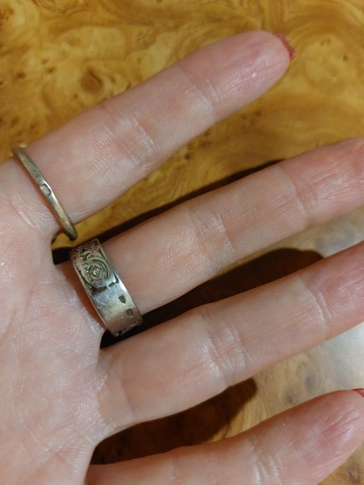 Кольцо серебряное