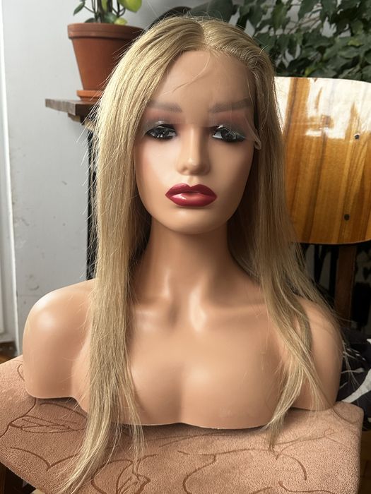 Bardzo dluga blond peruka 100% wlosy naturalne ludzkie