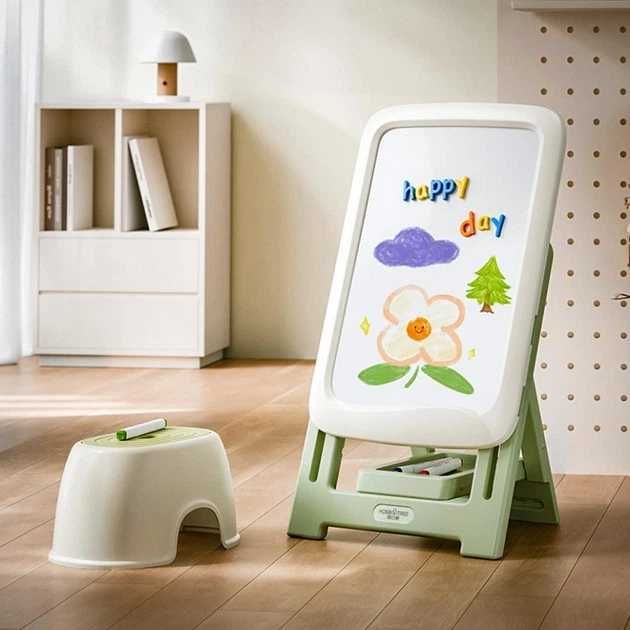 Мольберт для малювання 2в1 Flint Mealux KD-G011 Green магнітна дошка