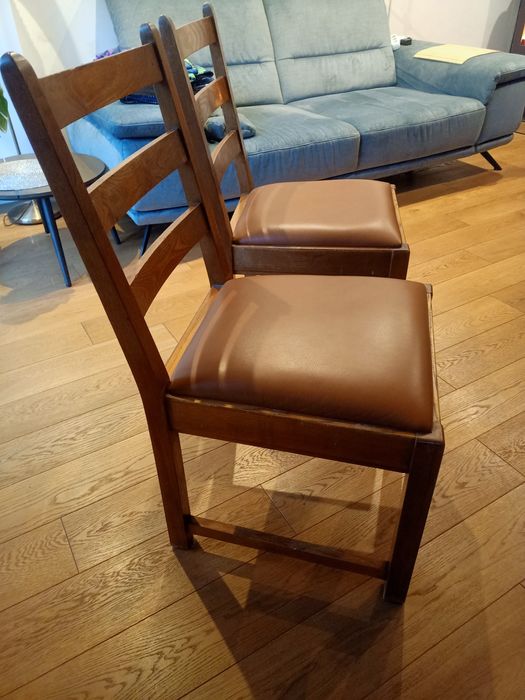 Krzesła dębowe wysokie mocne