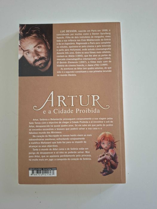 3 livros Artur - Luc Besson