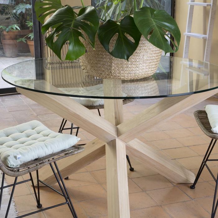 Tampo da mesa de vidro 170cm