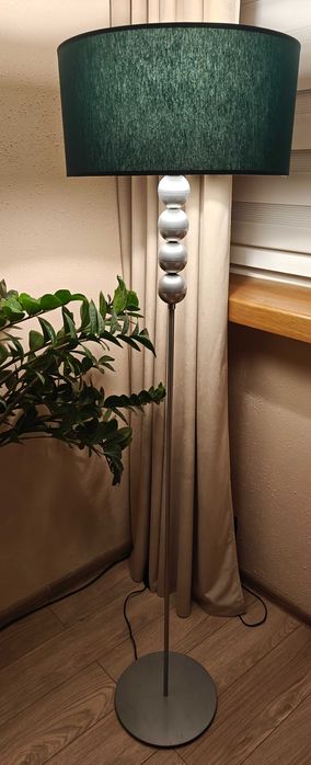 Lampa stojąca podłogowa + lampka stołowa