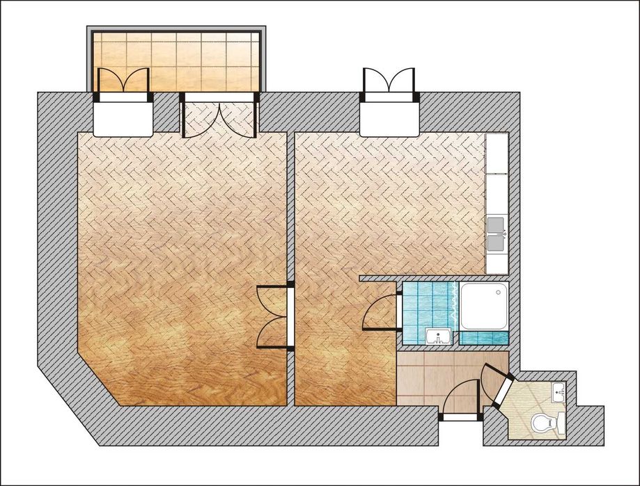 Kawalerka 40 m² po remoncie  | Centrum Lublina Wieniawska | Balkon
