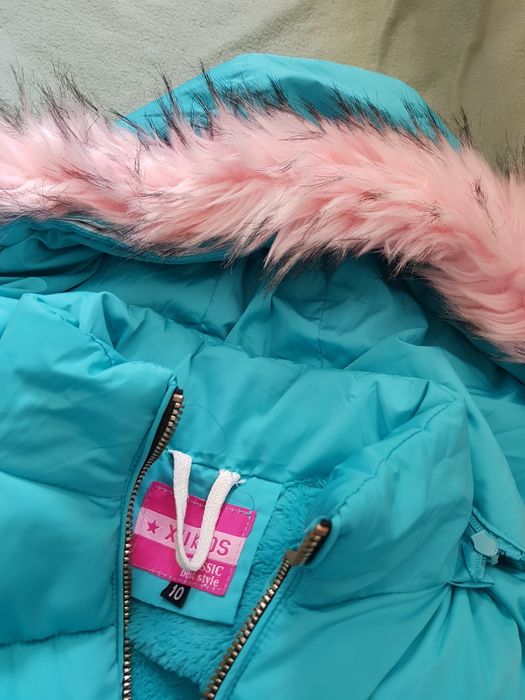 Kurtka zimowa dla dziewczynki rozm.128- 134