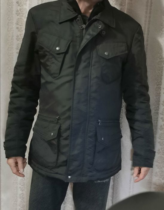 Мужская теплая куртка Geox(ориг., состояние новой!).50 - 52р.