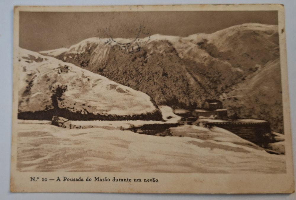 Postal antigo anos 30 40 Lamego Gouveia Marão Santa Comba Dão