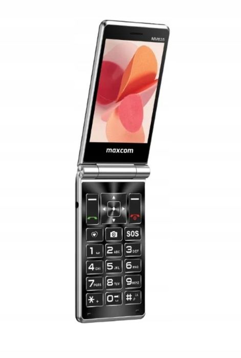 Telefon dla Seniora komórkowy Maxcom Comfort MM835 4G Czarny Duże Klaw