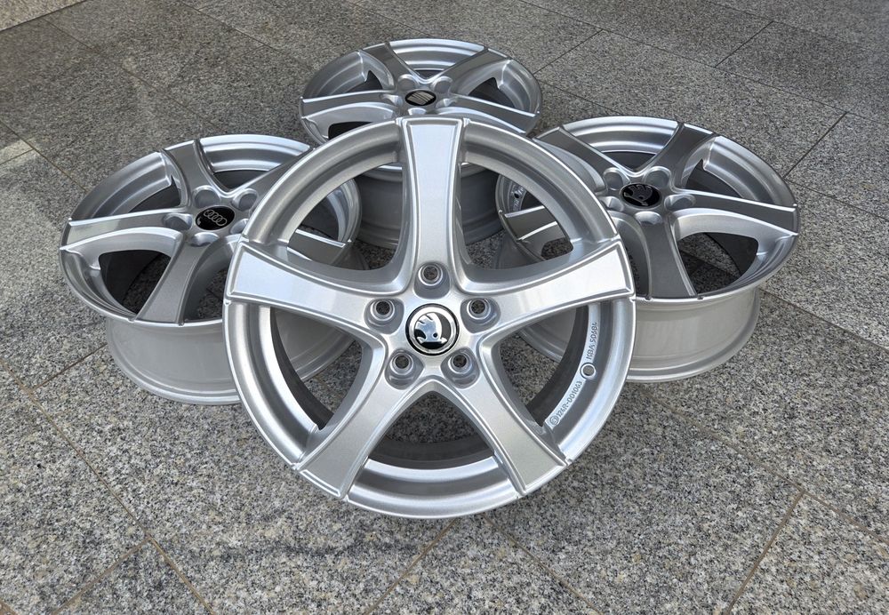 Alufelgi 16 5x112 Audi VW Skoda Seat Nowe #24
