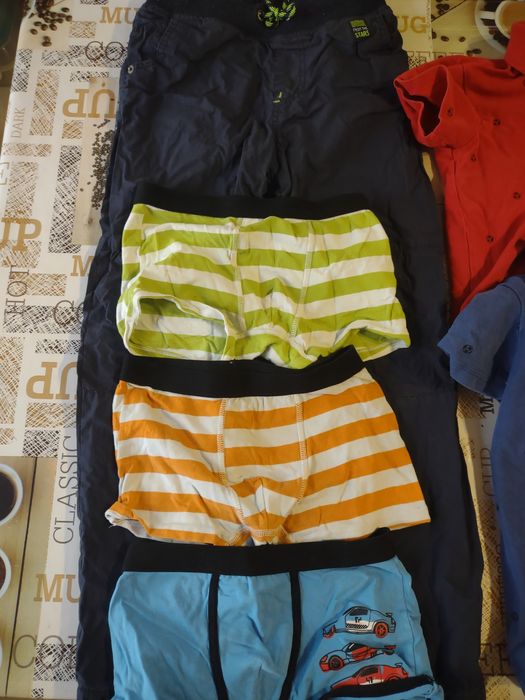 Paka spodnie koszulki polo t-shirt bokserki gratis