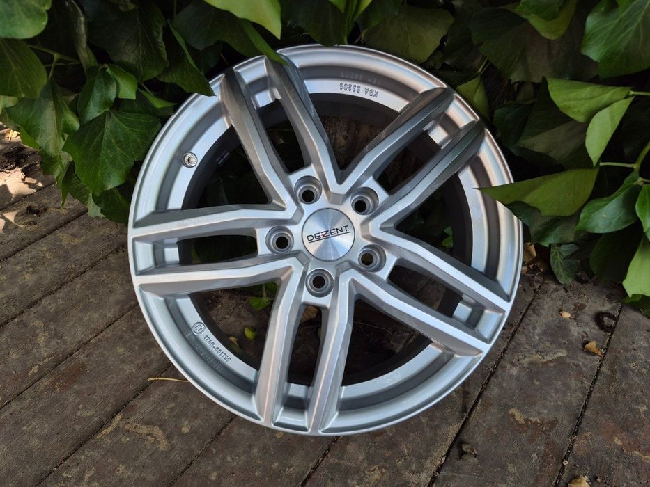 Німецькі диски Dezent TR Silver R16 5x112 VW / Skoda / Seat / Audi
