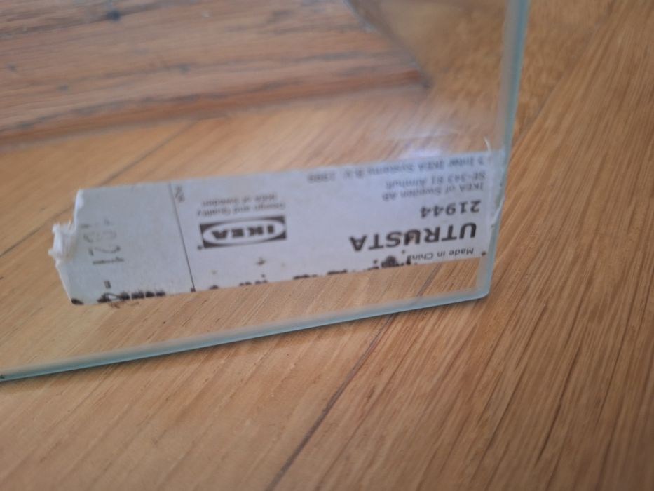 Ikea półka szklana półeczka Utrusta monia