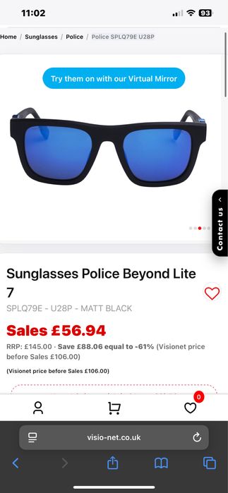Окуляри police оригінал