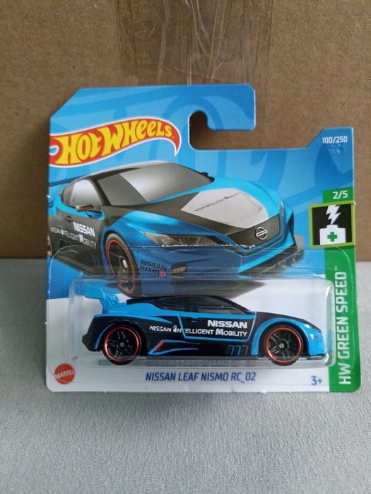 Hot Wheels Nissan Leaf Nismo RC_02 niebieski